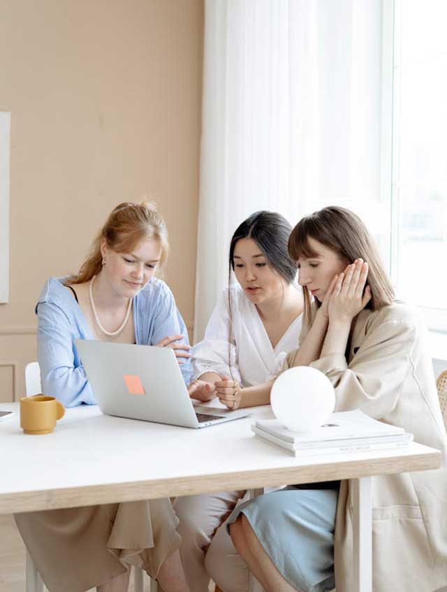 Calm, uplifting woman talking symbolizing trust, faith, and connection to higher wisdom during life transitions